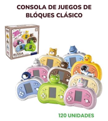 CONSOLA DE JUEGOS DE BLOQUES