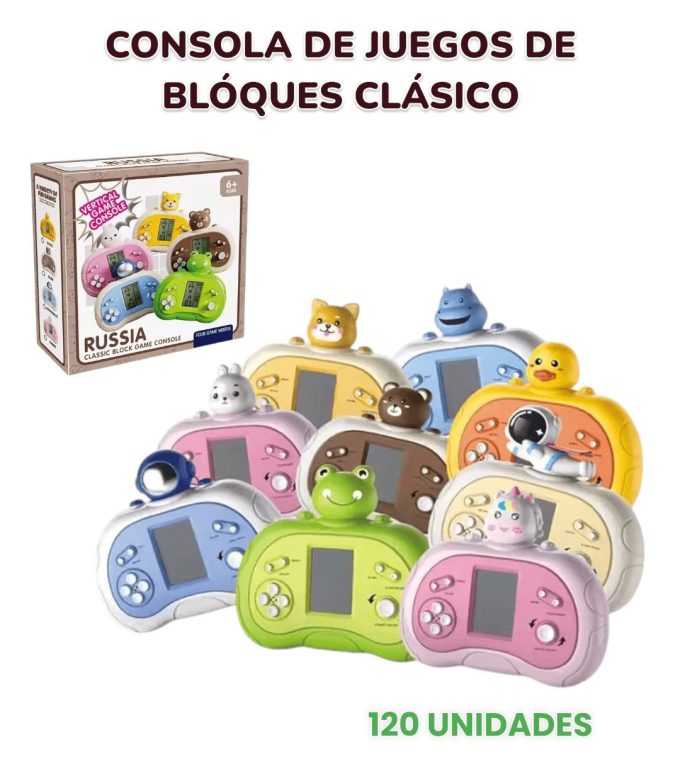 CONSOLA DE JUEGOS DE BLOQUES