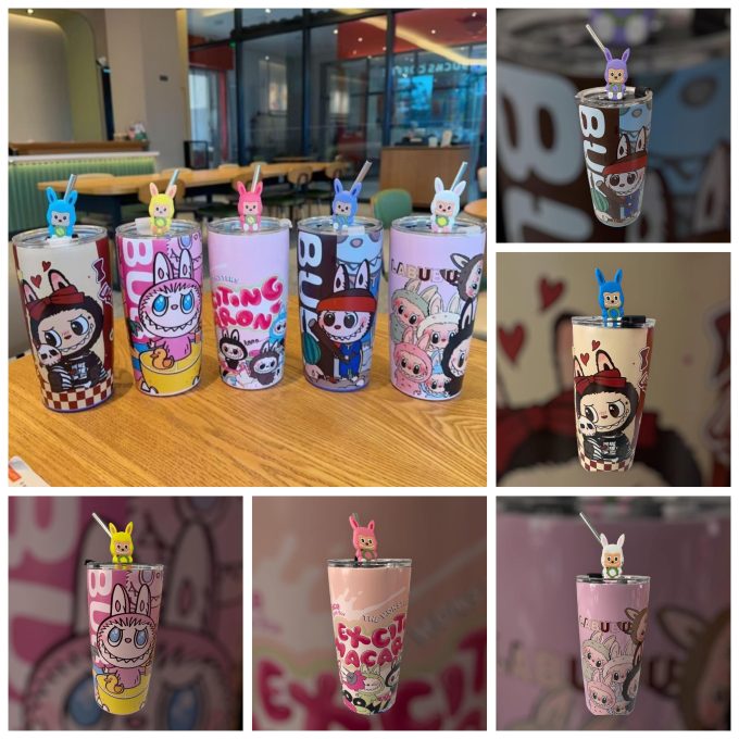 VASO MUG TÉRMICO LABUBU