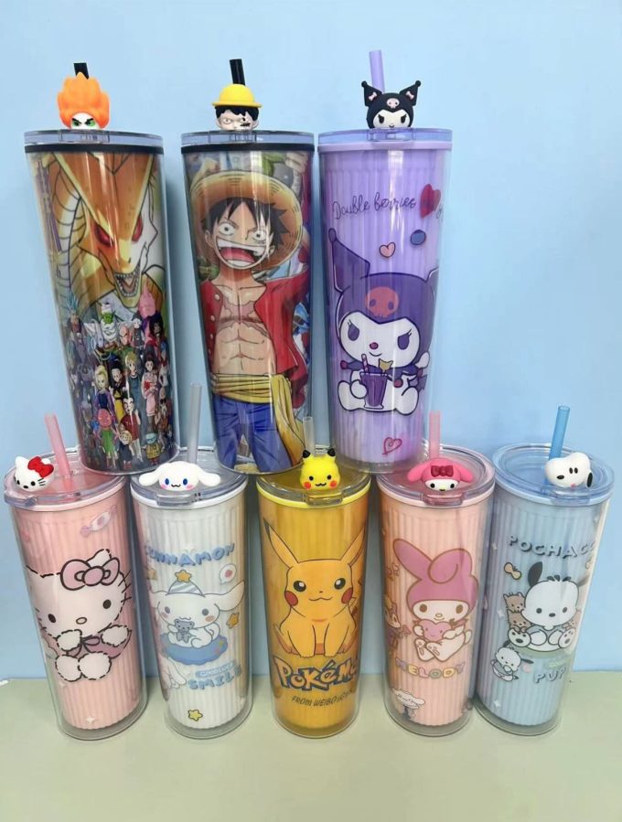 VASO ACRÍLICO PERSONAJES