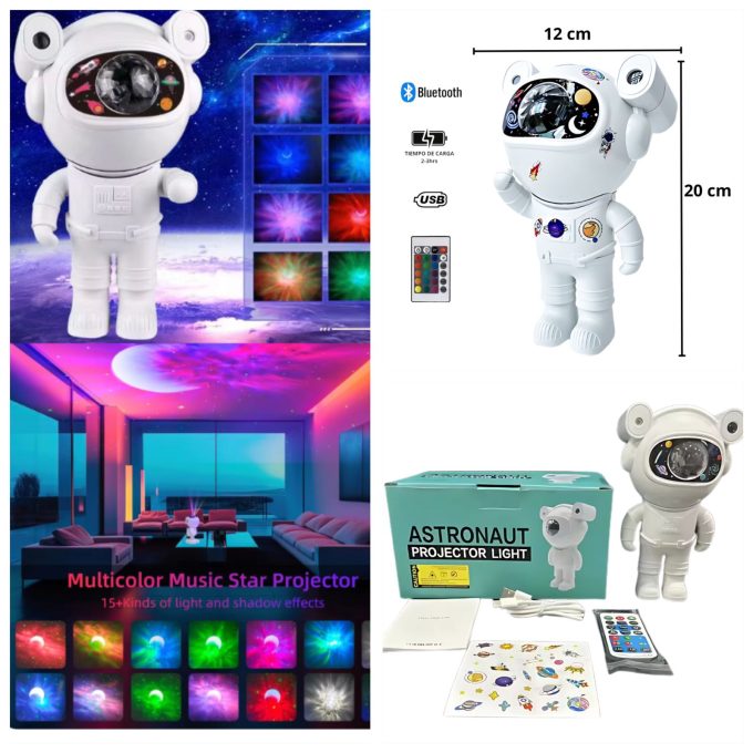 ASTRONAUTA PROYECTOR PARLANTE