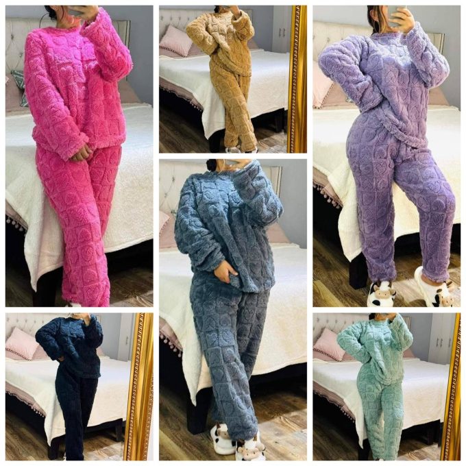PIJAMA TRENZADO CORAZÓN