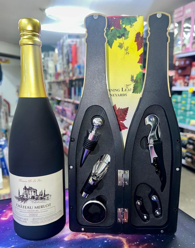 SET ACCESORIOS PARA VINO 1LT
