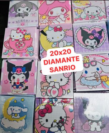 CUADRO DIAMANTE SANRIO 20x20