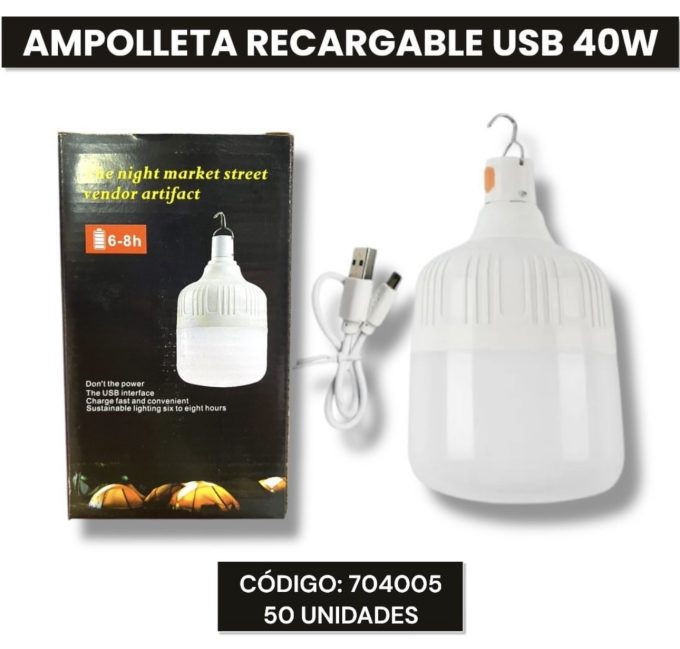 FOCO LED PORTÁTIL 40W